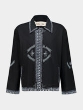 Baziszt Black Fez Embroidered Jacket