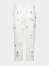 Baziszt White Serenade Trousers