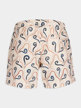 Commas Pearl Currents Cream Swim Shorts