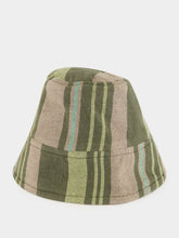 Marrakshi Life Green Tamegroute Stripe Bucket Hat