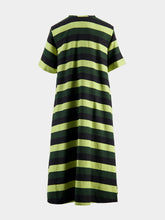 Marrakshi Life Lime Stripe Summer Dress