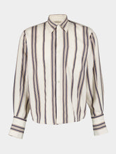 Marrakshi Life Striped Button-Up Blouse