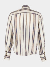 Marrakshi Life Striped Button-Up Blouse