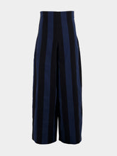 Marrakshi Life High-Waist Striped Trousers