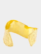 Sylvia Toledano Gold Flow Textured Cuff Bracelet