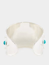 Sylvia Toledano Silver Mojave Cuff with Turquoise