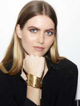 Sylvia Toledano Gold Flow II Labradorite Cuff Bracelet