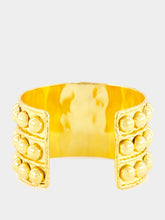 Sylvia Toledano Gold Tribal Cuff Bracelet