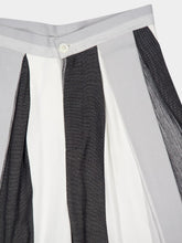 Marrakshi Life High-Waist Pleated Trousers Stripe 5 Cotton