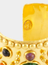 Sylvia Toledano Gold Wonder Byzance Multi Stone Cuff Bracelet