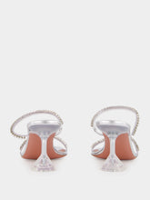 Amina Muaddi Gilda Glass Slipper with Crystal Straps