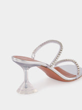Amina Muaddi Gilda Glass Slipper with Crystal Straps