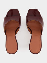 Amina Muaddi Wine Patent Lupita Slipper