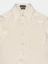 Tom Ford Off-White Silk Charmeuse Shirt