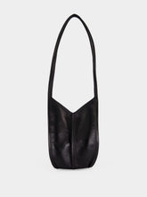 HEREU Black Calella Bucket Leather Bag