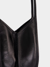 HEREU Black Calella Bucket Leather Bag