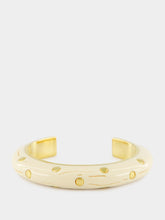 Aurélie Bidermann Studded Ivory Caftan Moon Bangle