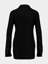 Tom Ford Black Long-Sleeve Knit Shirt