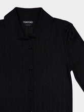 Tom Ford Black Long-Sleeve Knit Shirt