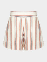 Calcita Linen Striped Shorts