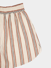 Paula Calcita Linen Striped Shorts