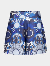 Calcita Flora Mix Printed Silk Twill Shorts