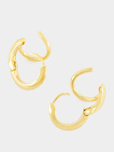 Panconesi Gold Stellar Hoop Earrings