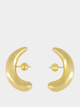 Panconesi Gold Half Moon Hoops