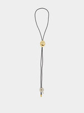 Panconesi Gold Blow Up Cord Bolo Tie