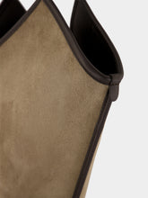 HEREU Ash Grey Suede Tote Bag