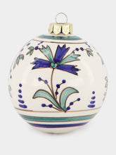 Les Ottomans Blue and Green 8cm Christmas Ball