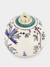 Les Ottomans Blue and Green 8cm Christmas Ball