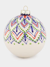 Les Ottomans Handpainted 10cm Christmas Ball