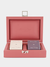 Hector Saxe Paris Bois de Rose Leather Cards Set