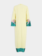 Paula Celeste A-Line Embroidered Maxi Dress