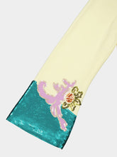 Paula Celeste A-Line Embroidered Maxi Dress