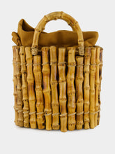 Glorinha Paranaguá Amalfi Bamboo Bucket Bag