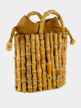 Glorinha Paranaguá Amalfi Bamboo Bucket Bag