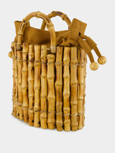 Glorinha Paranaguá Amalfi Bamboo Bucket Bag