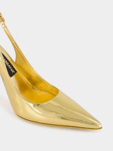 Dolce & Gabbana Lollo Calfskin Slingback Heels
