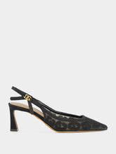 Dolce & Gabbana Black Lace Slingback Pumps