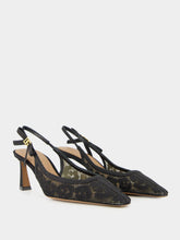 Dolce & Gabbana Black Lace Slingback Pumps
