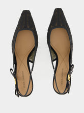 Dolce & Gabbana Black Lace Slingback Pumps