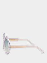 Cutler and Gross Crystal Round Sunglasses