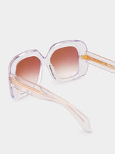 Cutler and Gross Crystal Gradient Rectangle Sunglasses