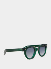 Cutler and Gross Emerald Colour Studio 1390 Round Sunglasses