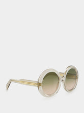 Cutler and Gross Sand Beige 1412 Round Sunglasses