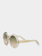 Cutler and Gross Sand Beige 1412 Round Sunglasses