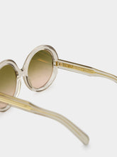 Cutler and Gross Sand Beige 1412 Round Sunglasses