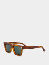 Cutler and Gross Honey Havana 1386 Square Sunglasses